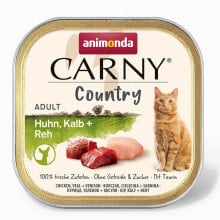 ANIMONDA Carny country chicken veal + venison wet cat food 100g