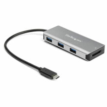 3-Port USB Hub Startech HB31C3ASDMB Silver
