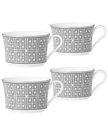 Noritake infinity 4 Piece Cup Set, Service for 4