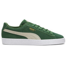 Puma Suede Classics Xxi Flagish Lace Up Womens Green Sneakers Casual Shoes 3933