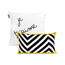 Cushion cover HappyFriday Blanc Star Multicolour 2 Pieces