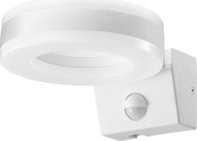 Kinkiet Orno HOWLIT LED 20W, oprawa ogrodowa z czujnikiem ruchu, 1800lm, IP65, 4000K, biała