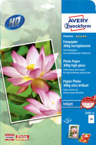 Купить фотобумага AVERY Zweckform: Avery Zweckform Avery Premium Inkjet - A4 - 300g - High-gloss - 300 g/m² - Inkjet - A4 - White - 20 sheets