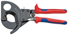 Кабелерезы, тросорезы и болторезы Резак для кабелей по принципу трещоточного ключа Knipex 95 31 280 KN-9531280