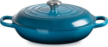 le creuset Le Creuset Signature Shallow Casserole round 30cm Deep Teal (21180306422430)