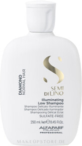 Haarshampoo für mehr Glanz mit Diamantpartikeln - AlfaParf Semi Di Lino Diamond Illuminating Low Shampoo