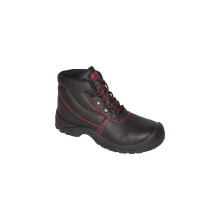 Nitras Sicherheitsstiefel BASIC STEP MID Größe 46 schwarz S3 SRC EN ISO 20345 Volleder