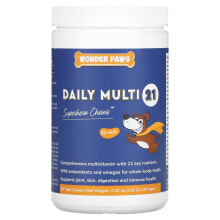 Daily Multi 21, Superhero Chews for Dogs, All Ages, 60 Soft Chews, 7.41 oz (210 g)