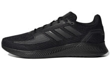 adidas neo Runfalcon 2.0 舒适 运动 透气 低帮 跑步鞋 男款 纯黑色 / Спортивные кроссовки Adidas neo Runfalcon 2.0 G58096