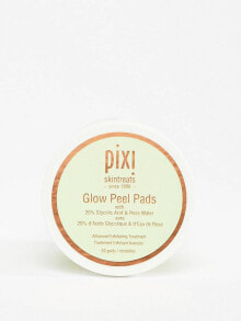 Pixi – Glow Exfoliating – Peeling-Pads mit 20% Glykolsäure, (60 Stk.)