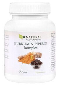 Natural Medicaments--Куркумин-пиперин комплекс 60 таблеток