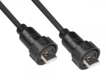 Alcasa IC04-U202 USB кабель 1 m USB 2.0 USB A Mini-USB A Черный