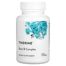 Витамины группы В thorne, Basic B Complex, 60 Capsules