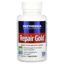 Пищеварительные ферменты Энзаймедика, Repair Gold, восстановление мышц, тканей и суставов, 120 капсул