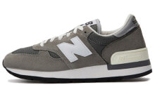 New Balance NB 990 V1 复古休闲 低帮 跑步鞋 男款 元祖灰 / Кроссовки New Balance NB 990 V1 M990GRY