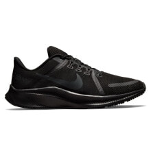 Женские кроссовки мужские кроссовки спортивные для бега черные текстильные низкие Nike Quest 4 M DA1105-002 running shoe