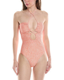 Купить женские купальники Monte and Lou: Monte & Lou Keyhole Bandeau One-Piece Women's