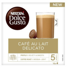 Капсулы для кофемашин кофе в капсулах Nescaf Dolce Gusto Au Lait Delicato, 16 шт