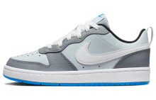 Nike Court Borough Low 2 SE 休闲 灵活适应 减震防滑 低帮 板鞋 GS 灰白 / Кроссовки Nike Court Borough Low 2 SE GS