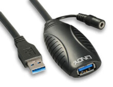 Computer connectors and adapters uSB 3.0 Active Extension 10m - 10 m - USB A - USB A - USB 3.2 Gen 1 (3.1 Gen 1) - 5000 Mbit/s - Black