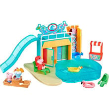 Educational play sets and action figures for children