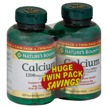 Кальций nature's Bounty Кальций плюс витамин D3 1200 мг 2х120 капсул