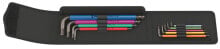 Шестигранные и шлицевые ключи набор Г-образных ключей дюймовых Wera 022639 950 SPKL/9 SZ HexPlus MI1 Multicolour BlackLaser 05022639001