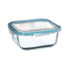 Lunch box 5five 18,20 x 18,20 x 7,4 cm 1,18 L Crystal Blue Multicolour