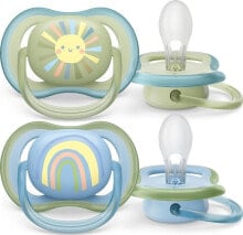 Купить детские пустышки и аксессуары Avent: Avent AVENT SCF085/58-SMOCZEK AIR 0-6M BOY