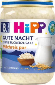 Abendbrei Gute Nacht Milchreis pur ab dem 8. Monat, 190 g