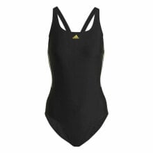 Women’s Bathing Costume Adidas 3S Mid Black