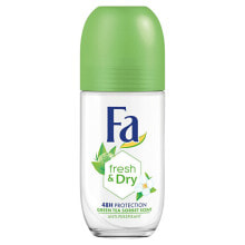 Дезодоранты fa Fresh & Dry Green Tea Roll-On Antiperspirant Шариковый антиперспирант с ароматом зелного чая 50 мл