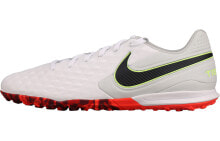 Nike Tiempo Legend 8 PRO TF 传奇8 碎钉 舒适 减震 足球鞋 男款 红白 / Кроссовки Nike Legend 8 PRO TF AT6136-106