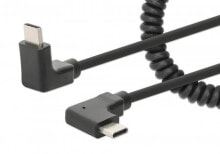 Manhattan 356213 USB кабель 1 m USB C Черный