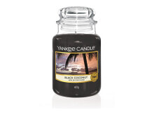 Yankee Candle Scented Candle Black Coconut  Ароматическая свеча c тропическим ароматом кокоса 623 г
