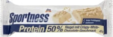 Proteinriegel 50%, Crispy White Chocolate Geschmack, 45 g