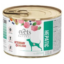 4VETS Natural Hepatic Dog wet food for dog 185g