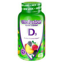 Витамин D Vitafusion Vitamin D3 Gummies Natural Peach & Berry Витамин Д3 со вкусом персика и ягод-- 2000 МЕ - 150 мармеладок