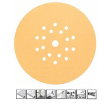 Шлифовальные круги для шлифмашин ДИСК 225мм C470, 220, 25шт., С отверстиями