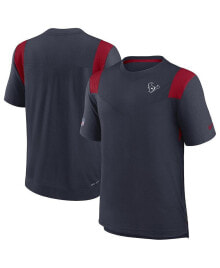 Nike men's Navy Houston Texans Sideline Tonal Logo Performance Player T-shirt