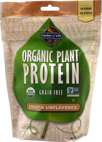 Сывороточный протеин Garden of Life Organic Plant Protein Безглютеновый растительный протеин с пробиотиками и ферментами 10 порций