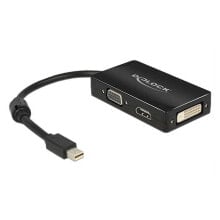 DELOCK 62631 Mini Displayport To HDMI DVI VGA Adapter