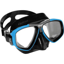 Masks and snorkels for scuba diving