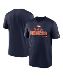 Nike men's Navy Denver Broncos Legend Community Performance T-shirt