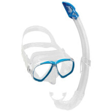 Masks and snorkels for scuba diving