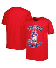 Outerstuff big Boys Red Washington Wizards Mascot Show T-shirt