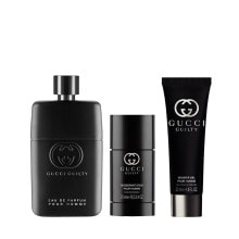 Guilty Pour Homme Eau de Parfum - EDP 90 ml + sprchový gel 50 ml + tuhý deodorant 75 ml