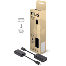 CLUB3D USB 3.1 Type C to VGA Active Adapter CAC-1502