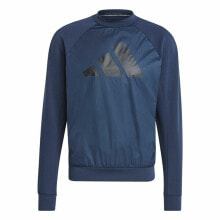 Men’s Sweatshirt without Hood Adidas Fabric Block