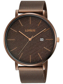 Мужские наручные часы с браслетом Мужские наручные часы с бронзовым браслетом Lorus RH913LX9 Classic Mens 42mm 3ATM